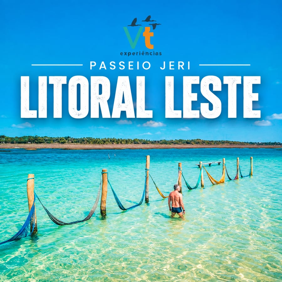 Este é o circuito mais clássico, focado em cartões-postais e relaxamento em lagoas de águas cristalinas. Principais paradas: Árvore da Preguiça, Praia do Preá, Buraco Azul (ou Lagun Beach) e a famosa Lagoa do Paraíso.