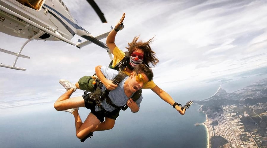 Salto Duplo de Paraquedas no Rio de Janeiro