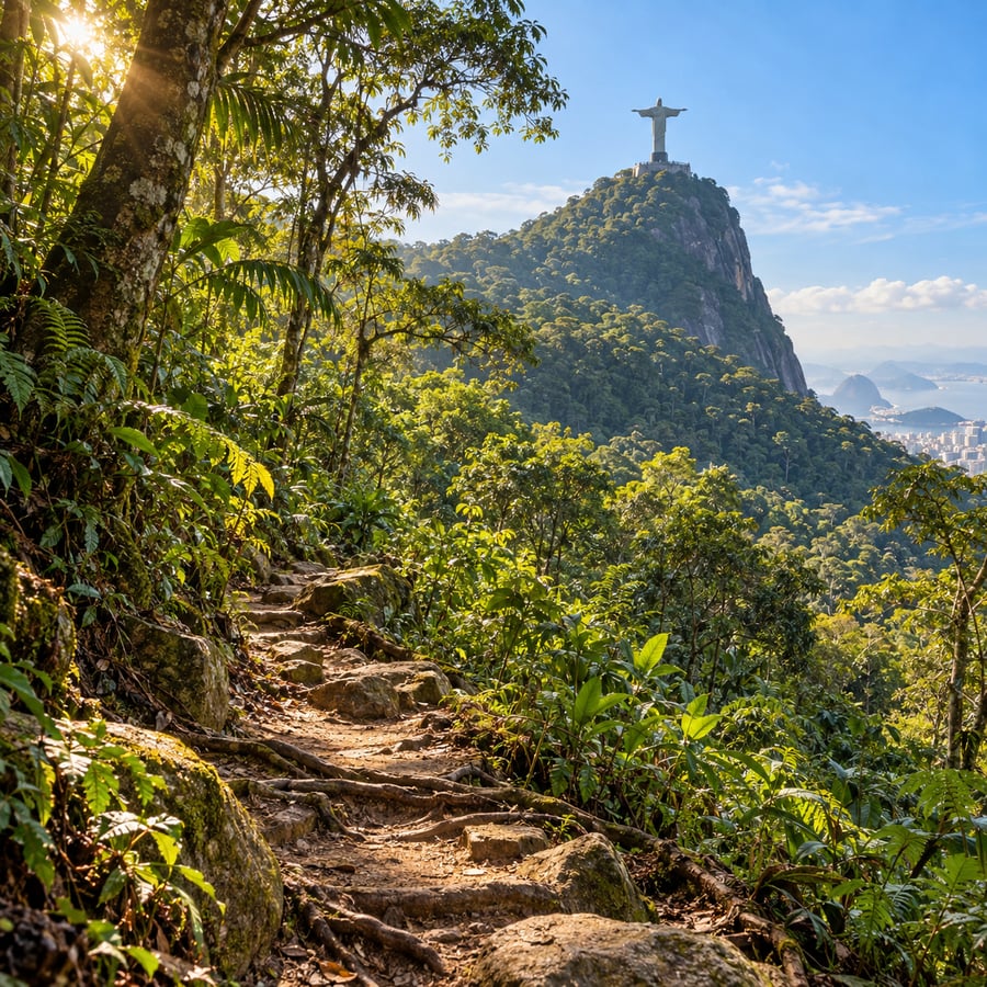 Trilha do Corcovado / Parque Lage - Rio de Janeiro
