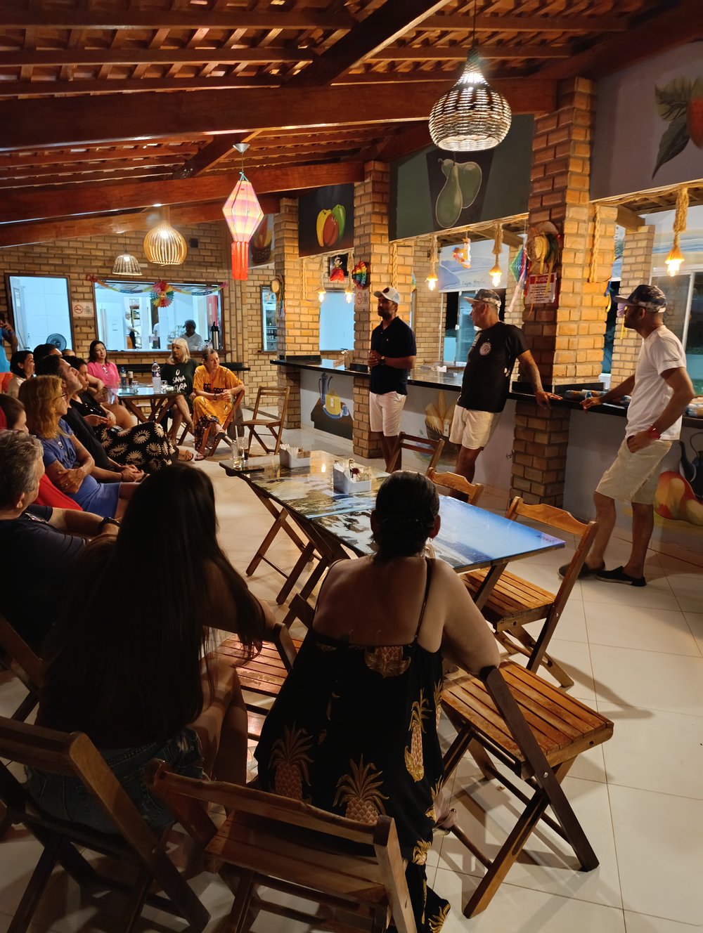 1º dia - briefing na Pousada