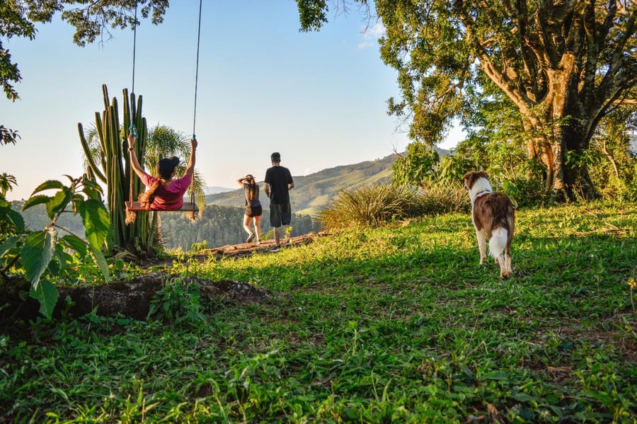 Camping de montanha pet friendly