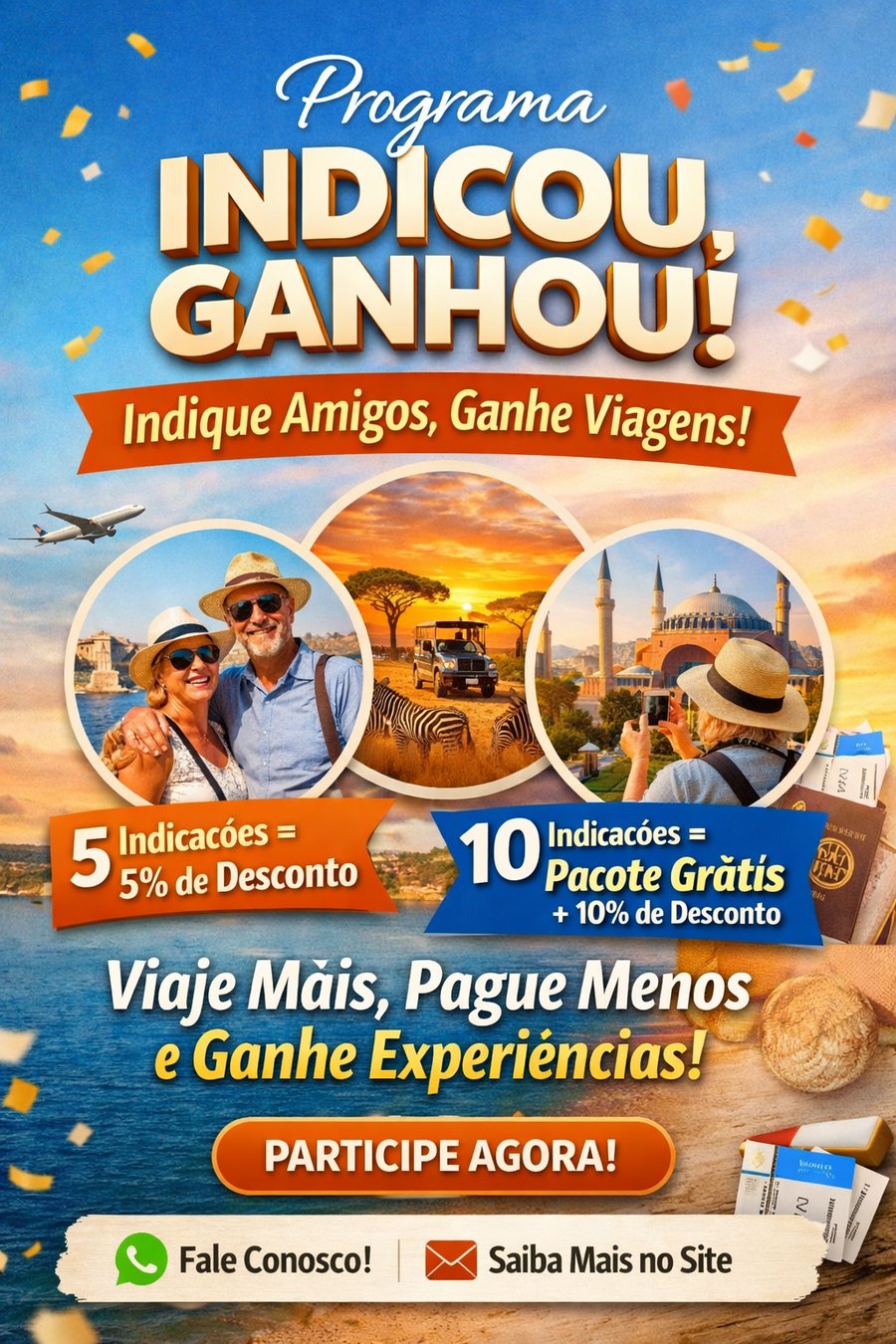 Programa Indicou Ganhou, Viagens com Descontos