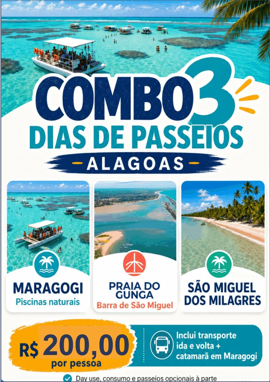 Combo 3 dias.