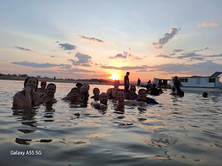 Por do Sol no Rio São Francisco 