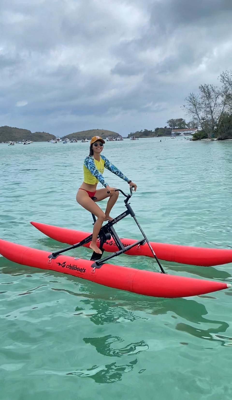 Bicicleta Aquática na Ilha do Japonês - @OndaArraial