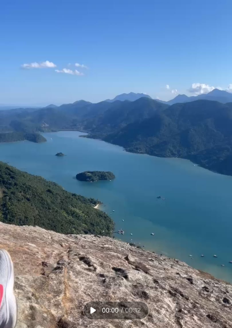 pico pão de açucar  desde o topo