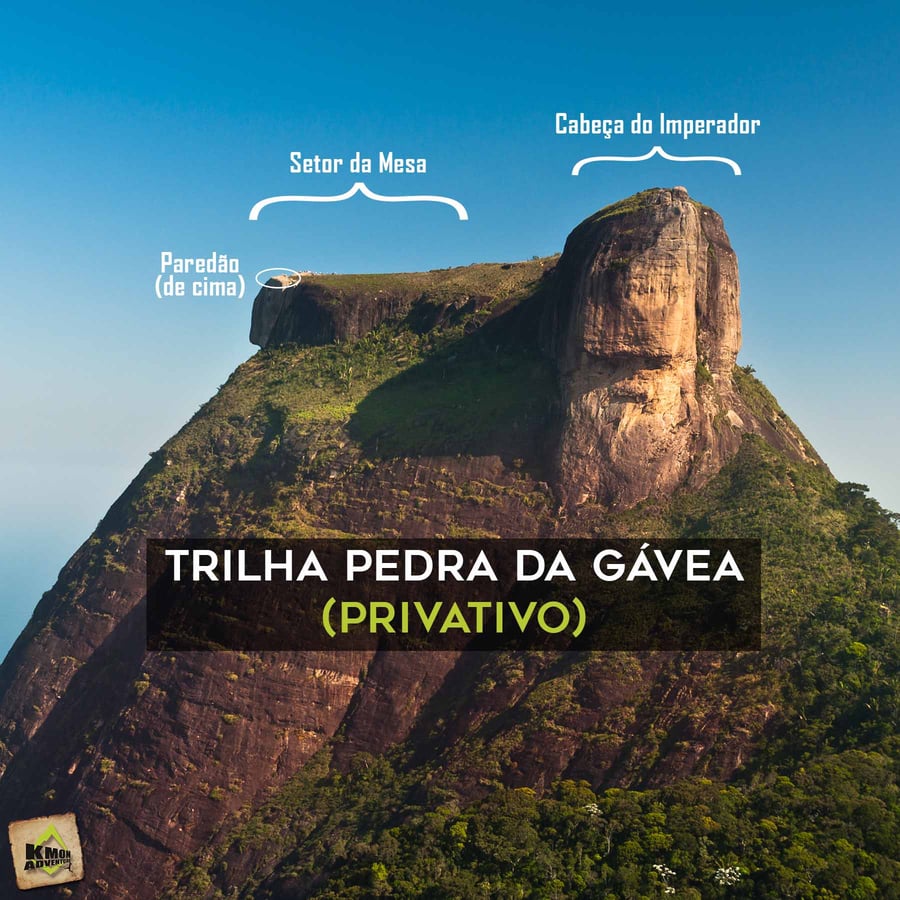 TRILHA PEDRA DA GÁVEA (via P4) (Guiamento VIP)