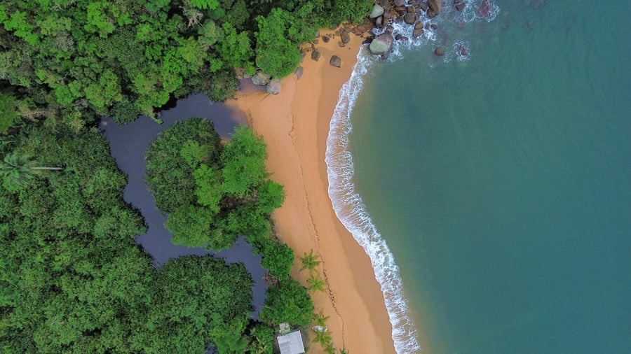Praia de Palmas - Imagem de Drone