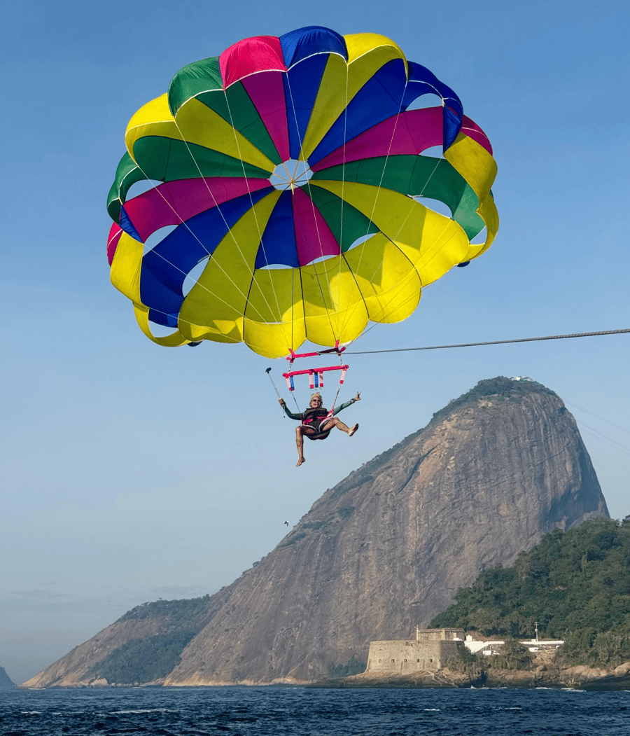 Voo de Parasail no Rio de Janeiro - Kmon Adventure
