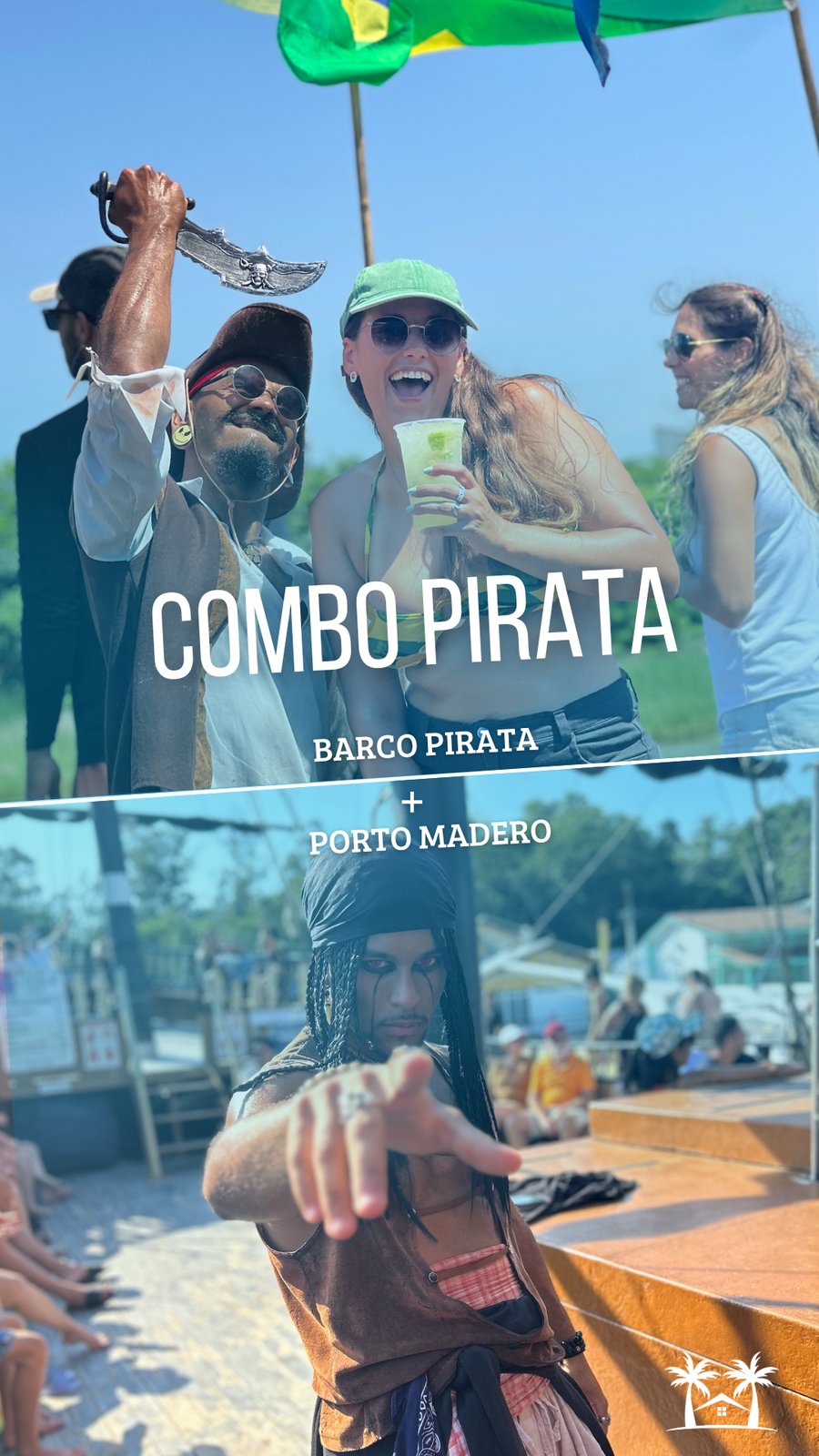 Foto del combo pirata. Barco Pirata + Porto Madero 