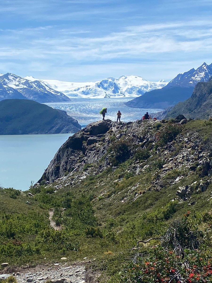 Glaciar Grey e Campo de Gelo Sul ao fundo