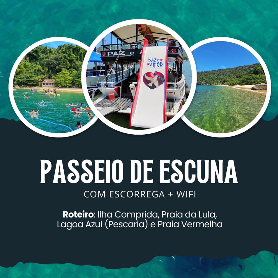 Passeio de Escuna em Paraty