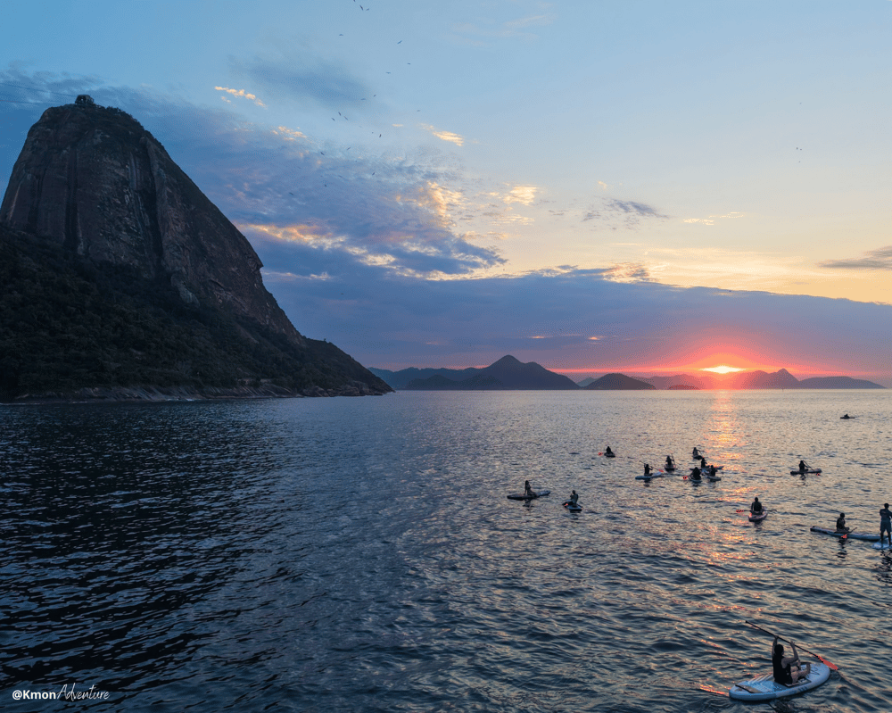 SUP na Praia Vermelha - Nascer do Sol com a Kmon Adventure