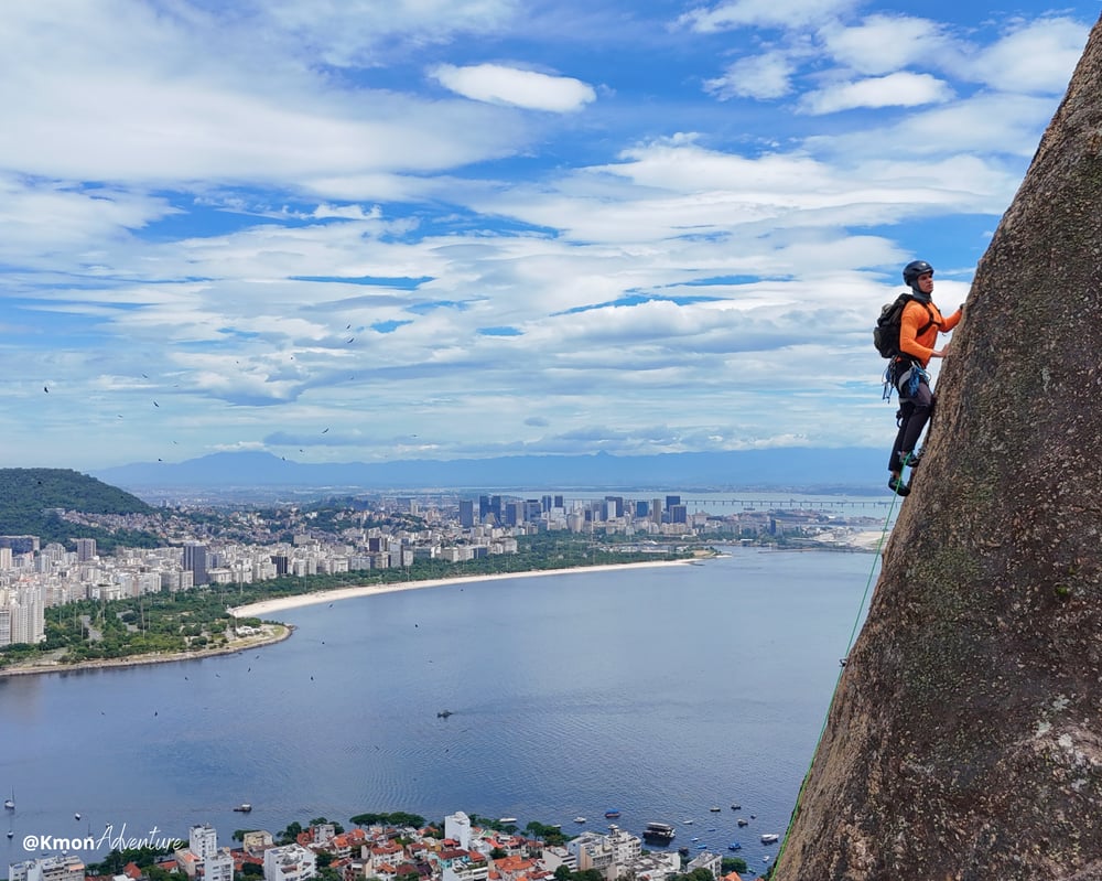 ESCALADA, VIA ITALIANOS COM SECUNDO - PÃO DE AÇÚCAR - RIO DE JANEIRO
