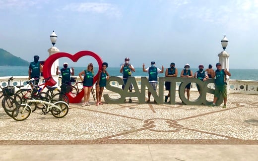 Tour ciclístico pelos monumentos dos jardins de Santos (com aluguel de bicicleta)