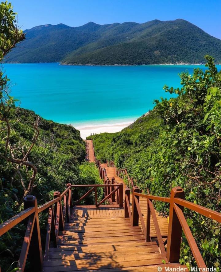 Aguas turquesa de Arraial do Cabo