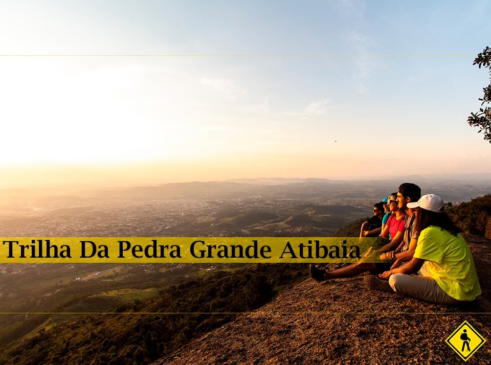 Pedra Grande Atibaia Com Pôr Do Sol 
