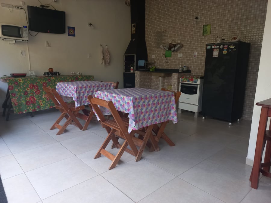 área de cozinha compartilhada