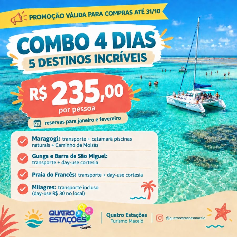 Combo 4 dias