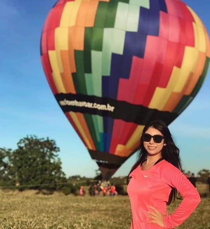 Foto no balão