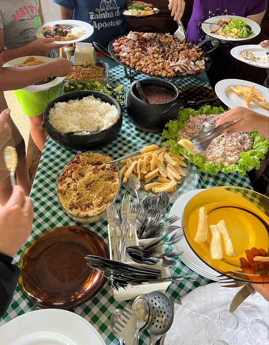 Almoço no sítio São José 