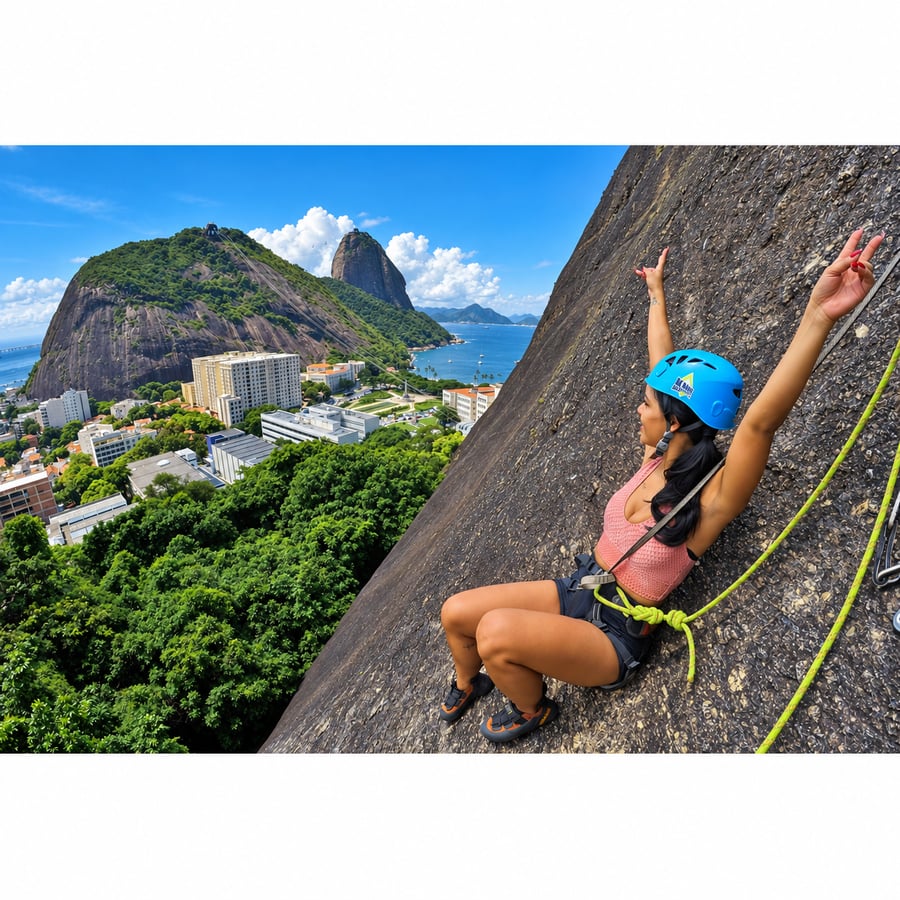 Batismo de Escalada - aula de escalada para iniciantes.