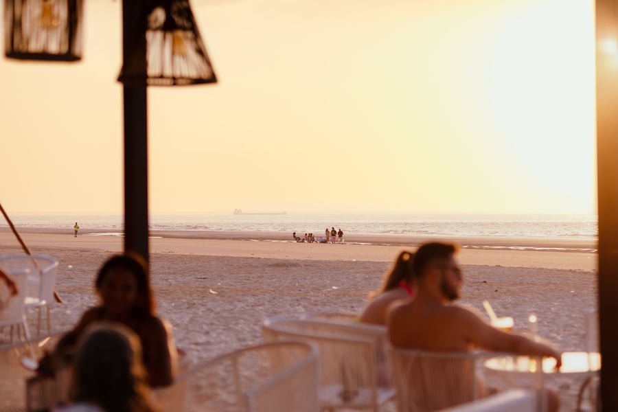 Sunset session com DJ