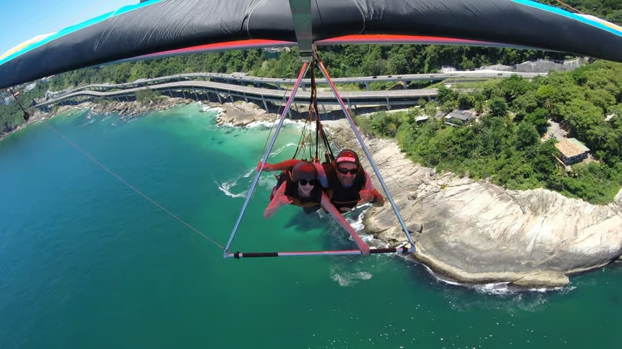 Voo de asa delta no Rio de Janeiro com instrutor - foto 9
