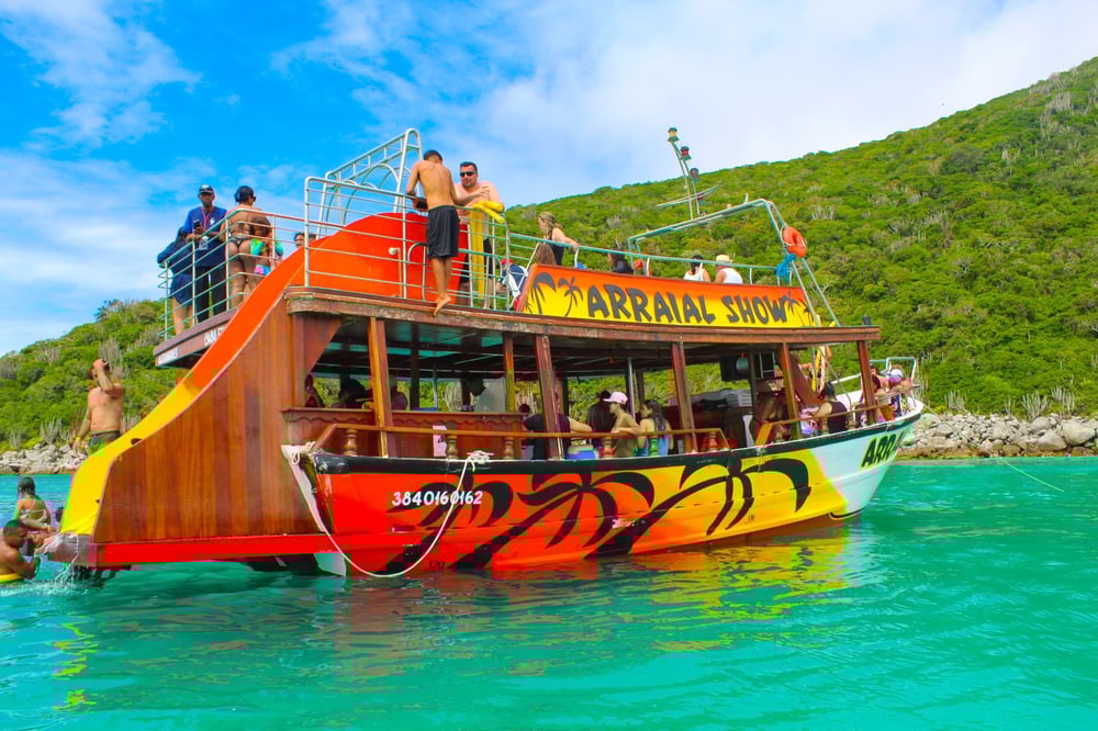 Barco com Tobo água - 2 Andares  