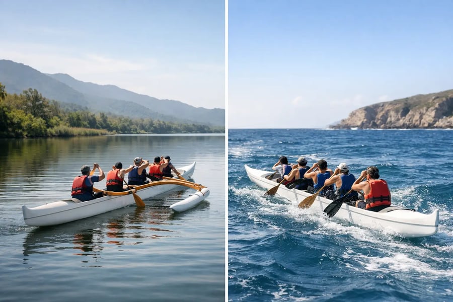 Lagoa ou mar para remar: qual escolher?