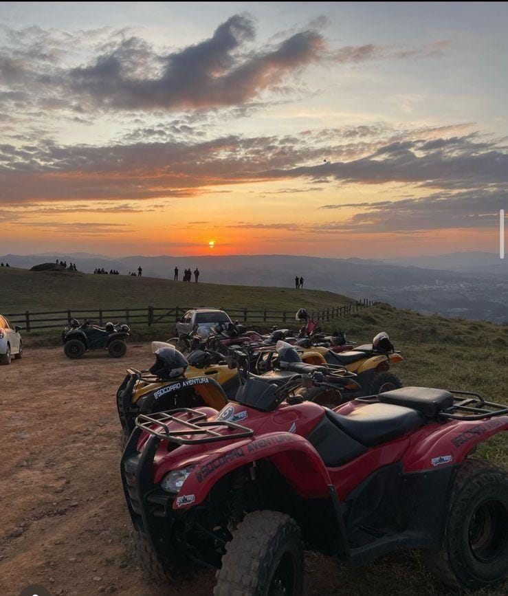 No alto da montanha tudo é mais bonito!