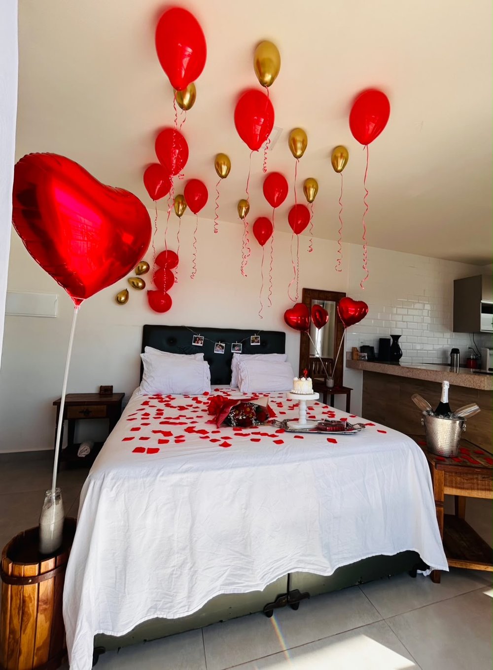 Decoração surpresa em quarto de hotel em Arraial do Cabo