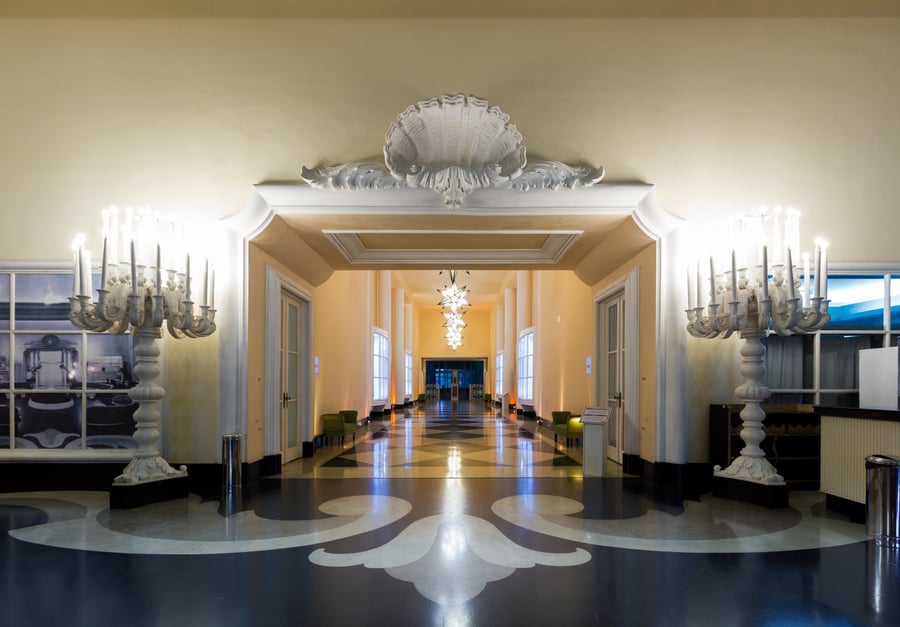 Hall de entrada do Teatro Quitandinha