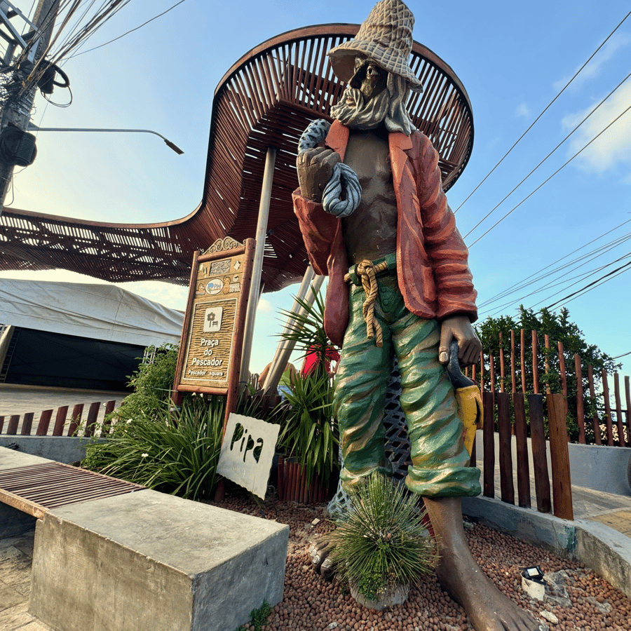 Praça dos pescadores -Pipa / Centro