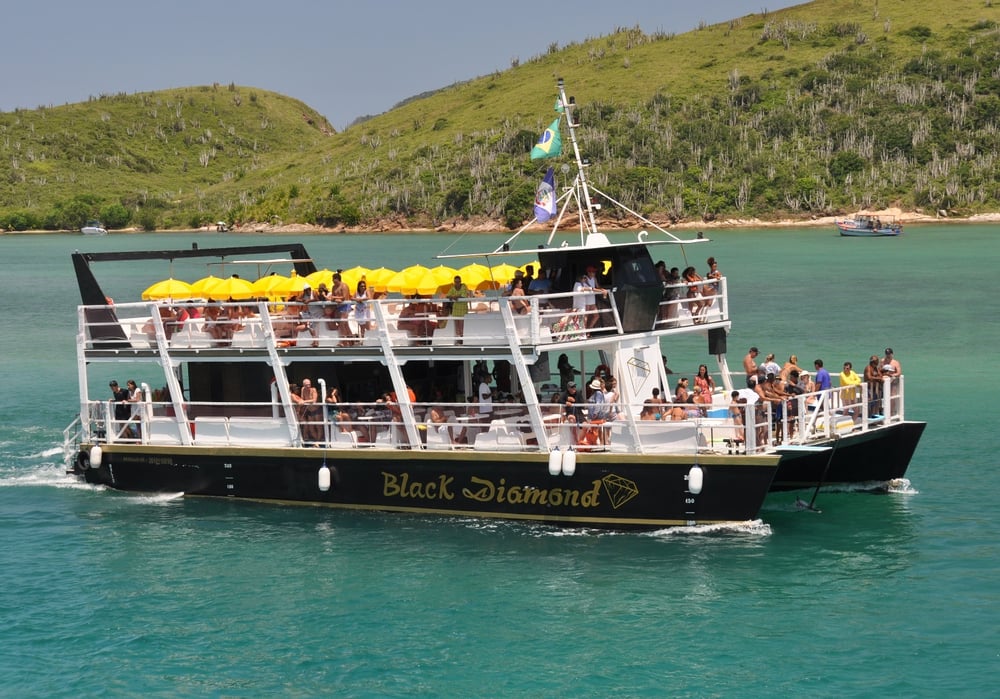 Passeio de Catamarã com Piscina Privativo em Cabo Frio