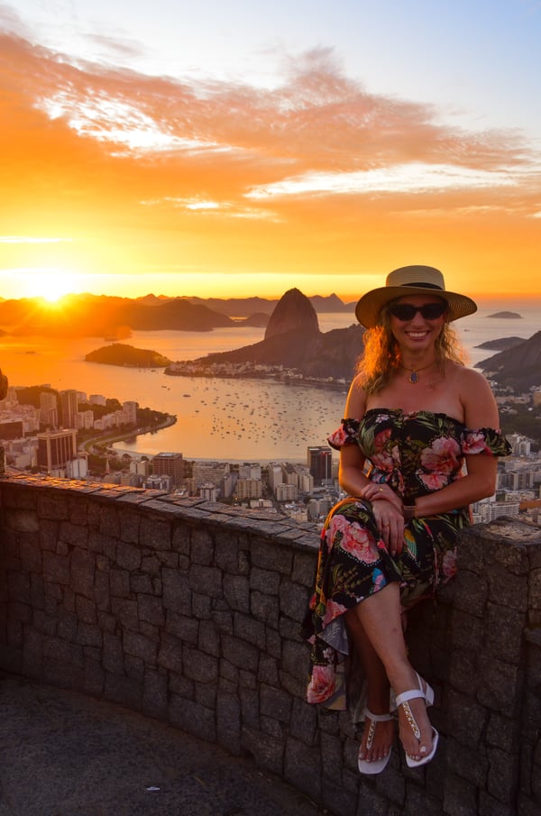 CRISTO REDENTOR E MIRANTE DONA MARTA NASCER DO SOL