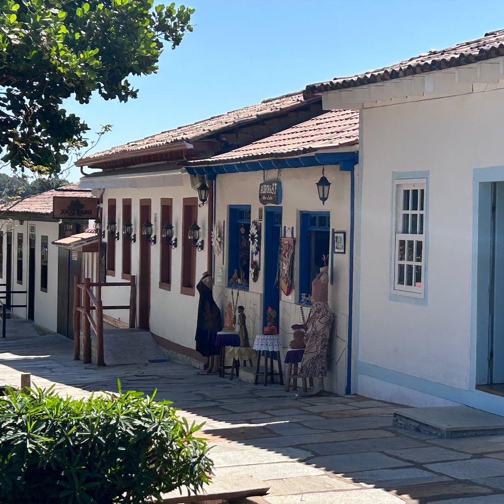 Casarios antigos do século 17, em Pirenópolis-GO