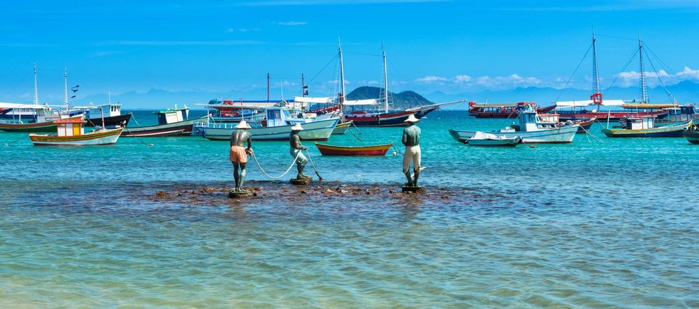 Estatua dos pescadores Buzios