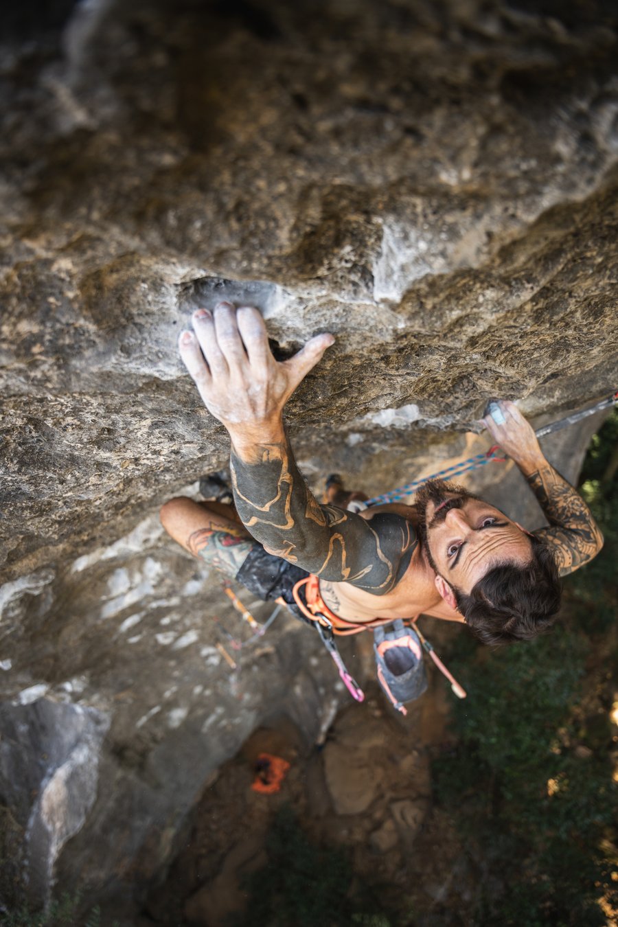 Marco Aurélio, escalador local