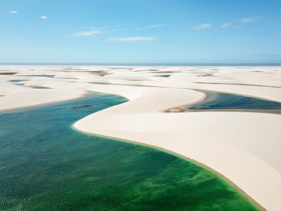 Lagoas do parque dos lençóis maranhenheses