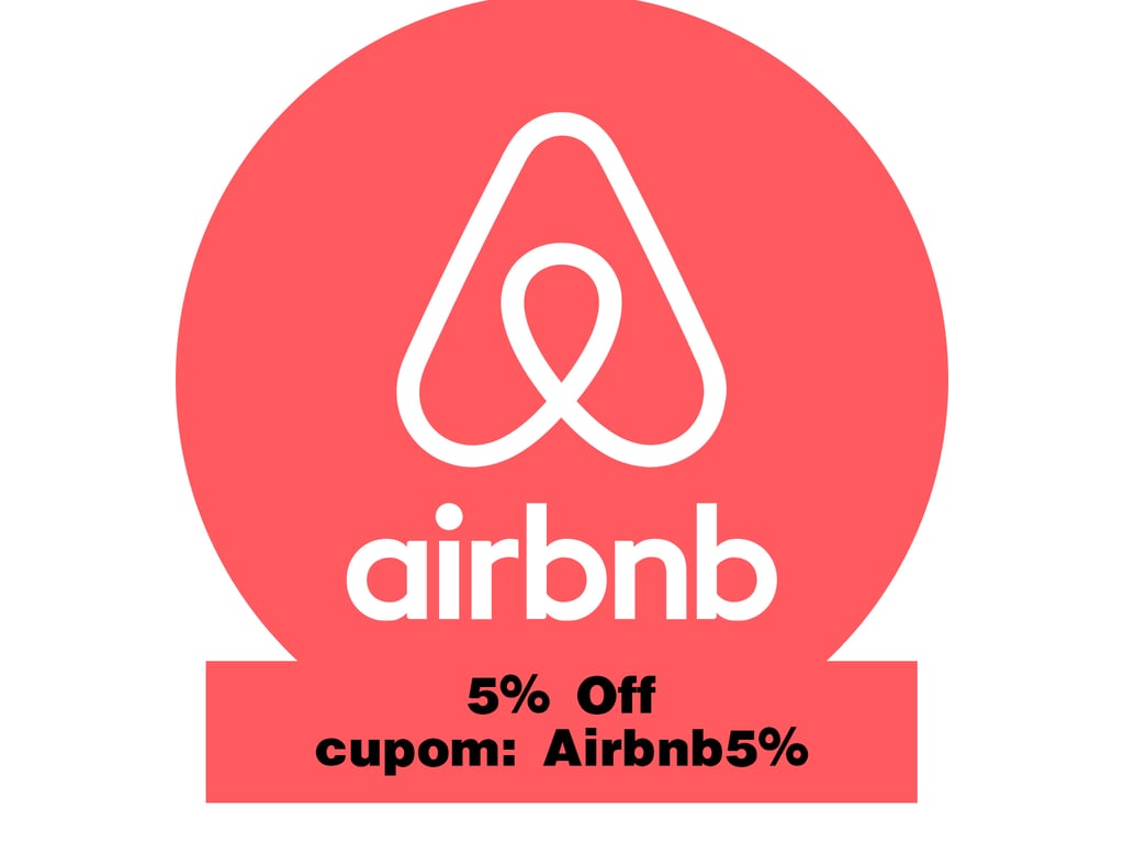 5% 0ff para hospedes Airbnb
