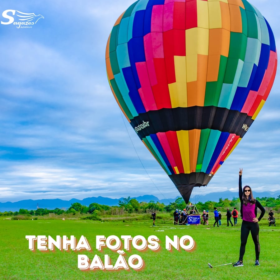 Tenha fotos no balão