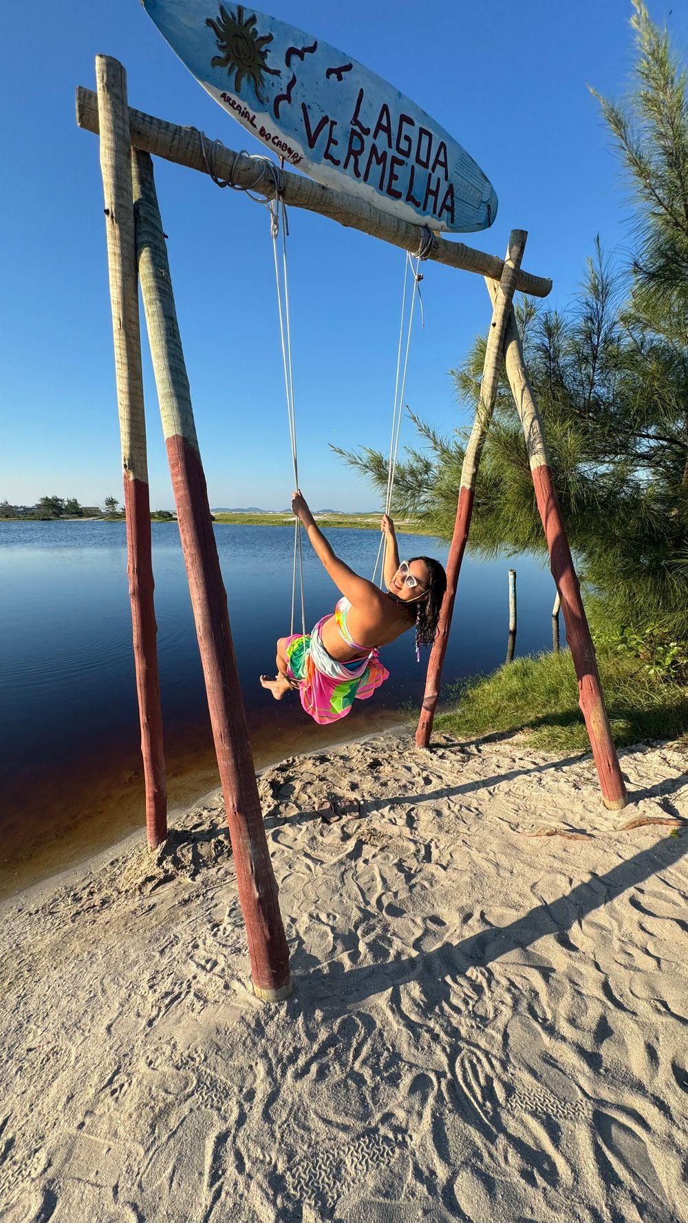 Balanço na lagoa 