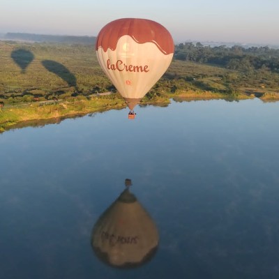 19/03 Voo de balão com café da manhã e espumante e visita à Cacau Show Mega Store