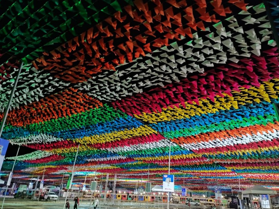 São João na praça de SAJ