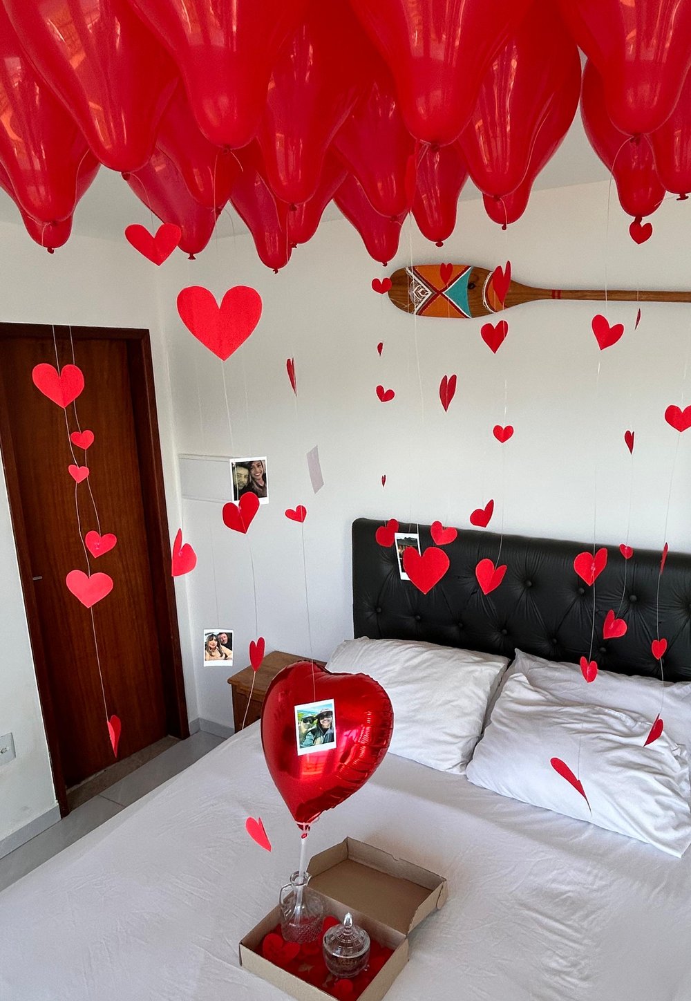 Decoração surpresa em quarto de hotel em Arraial do Cabo