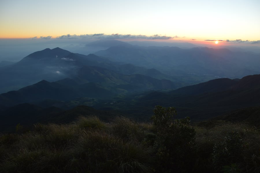 Pôr do Sol no Capim Amarelo