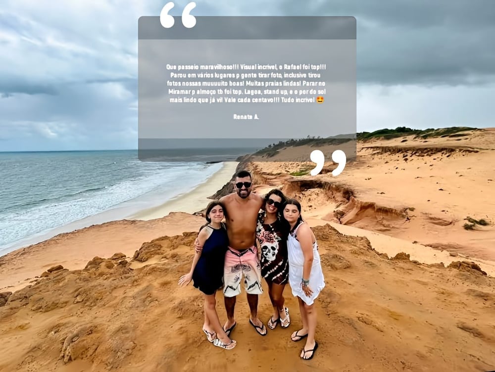 Tour de Jeep roteiro menor - até Sibaúma.