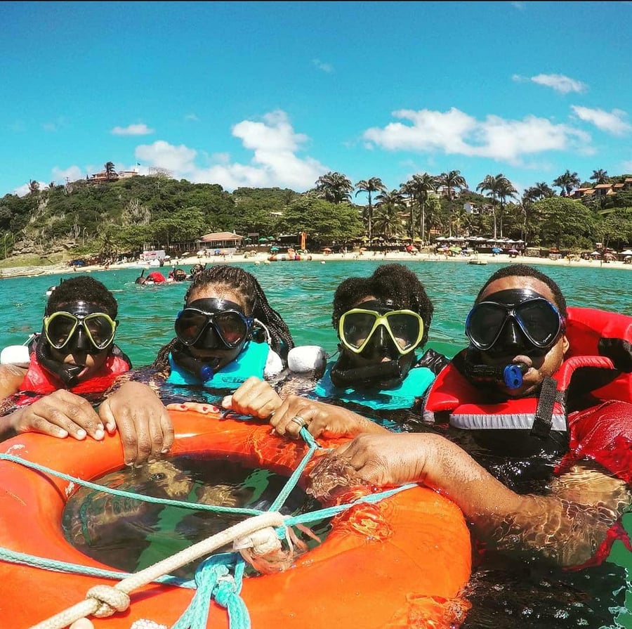 Pacote especial: Passeio de Barco + Mergulho de Snorkel