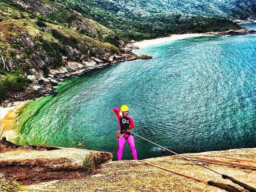 Rapel  na Pedra da Tartaruga